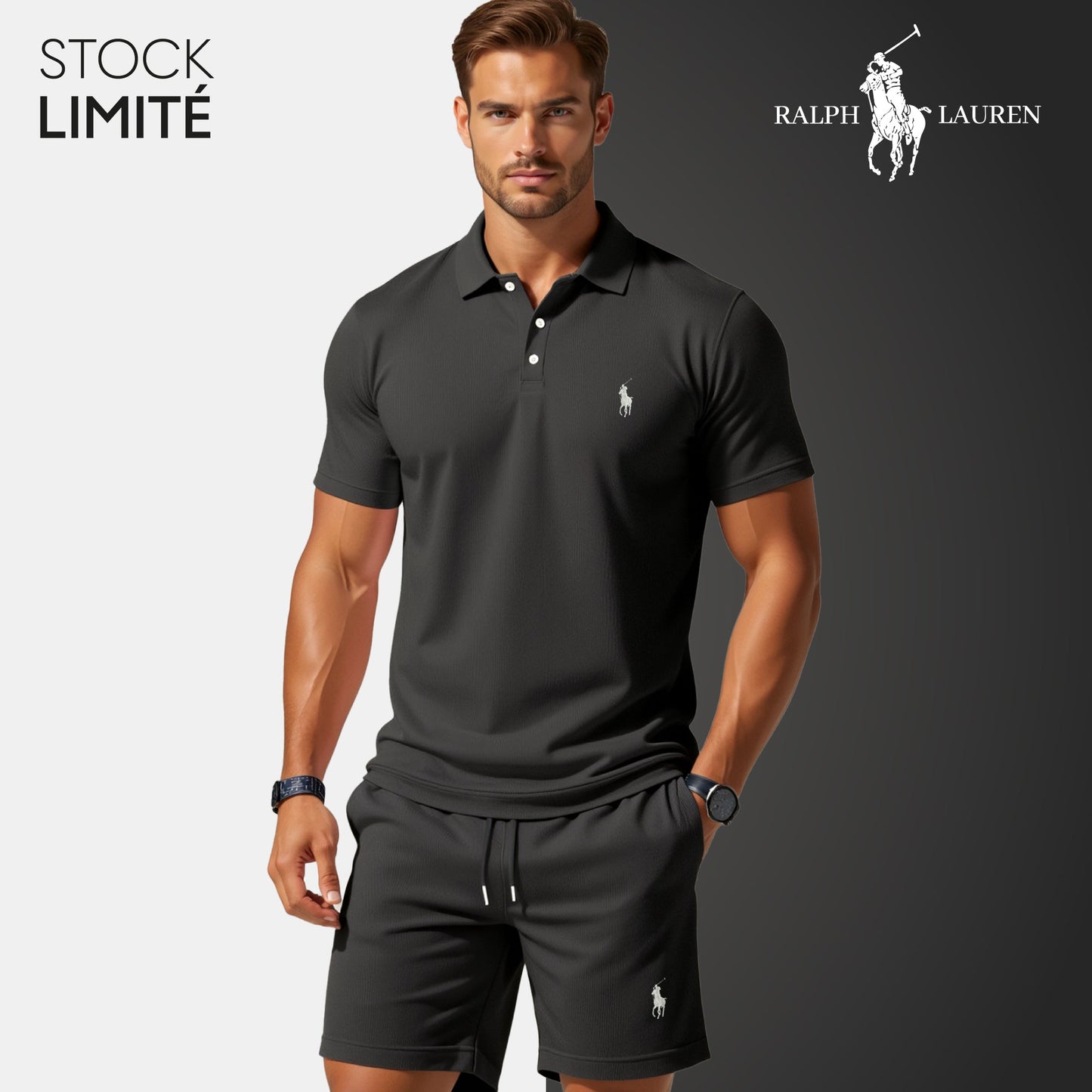 RL Men's Polo & Shorts Set | Limited Edition