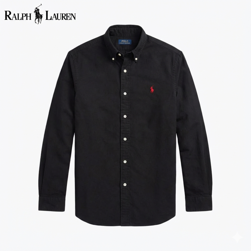 RL Slim Fit Garment-Dyed Oxford Shirt