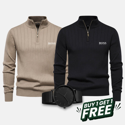 HB Kit - 2 Maglione with zip + FREE Watch