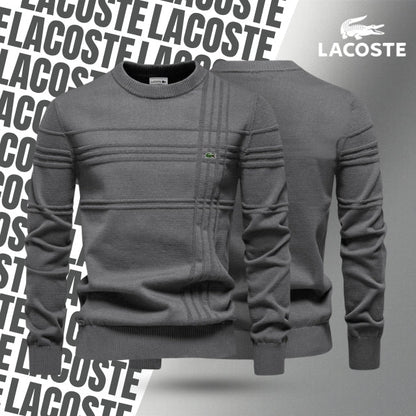 Buy 1, Get 1 Free - LC Textured Crew Neck Sweater + FREE Cap