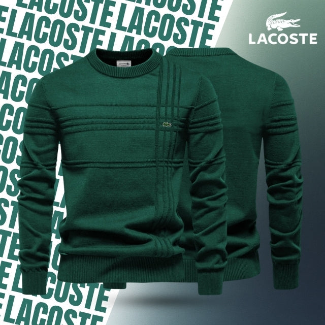 Buy 1, Get 1 Free - LC Textured Crew Neck Sweater + FREE Cap