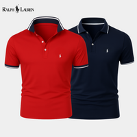 Red + Navy Blue