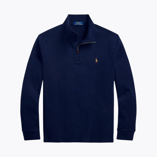RL Estate-Rib Quarter-Zip Pullover