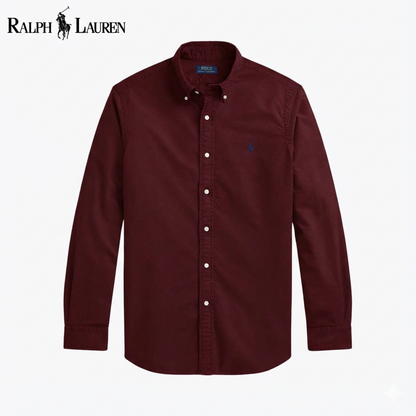RL Slim Fit Garment-Dyed Oxford Shirt