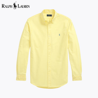 RL Slim Fit Garment-Dyed Oxford Shirt