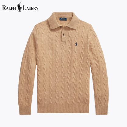 RL Wool–Cashmere Cable-Knit Jumper